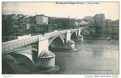 BOURG DE PÉAGE  (DRÔME), RARE CPA ÉCRITE A VOIR