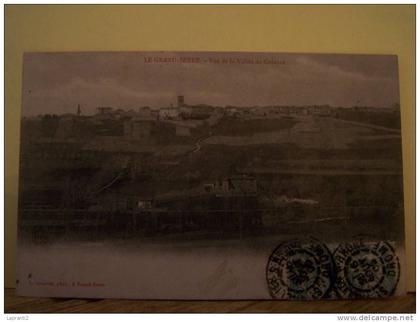 LE GRAND-SERRE (DROME) VUE DE LA VALLEE DE GALAURE.