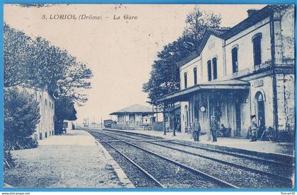 CPA DROME (26) - LORIOL - LA GARE