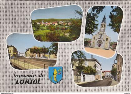 LORIOL (Drôme): Carte Souvenir - Multivues