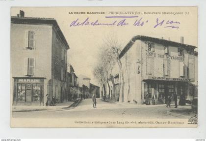 PIERRELATTE - Boulevard Chandeysson (Café des Voyageurs )