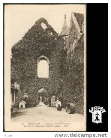 28 Epernon - 24 EPERNON - Prieuré Saint-Thomas, Ancienne Chapelle Saint-Nicolas -  sépia Rhea D28D  K28227K  C28140C