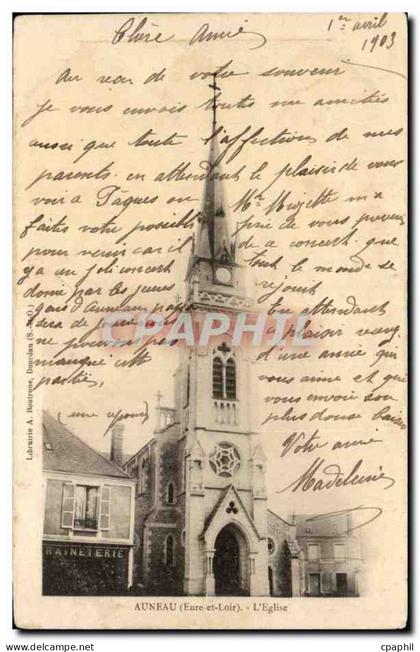 CPA Auneau L'eglise