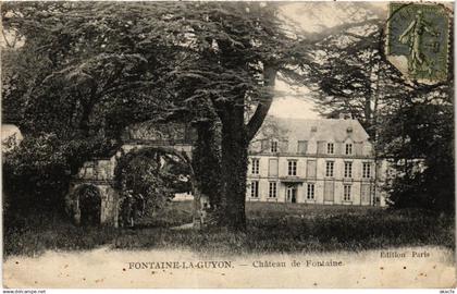 CPA FONTAINE-la-GUYON - Chateau de Fontaine (385252)