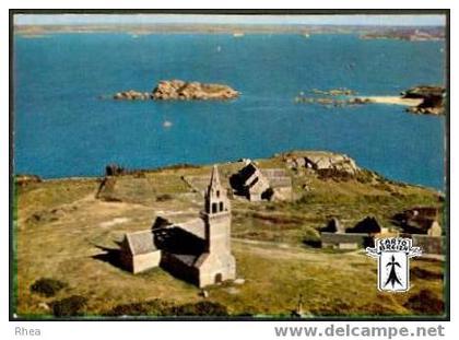 29 Carantec - CARANTEC (Nord-Finist)   Vue aérienne  La chapelle de l'Ile de Callot - cpsm