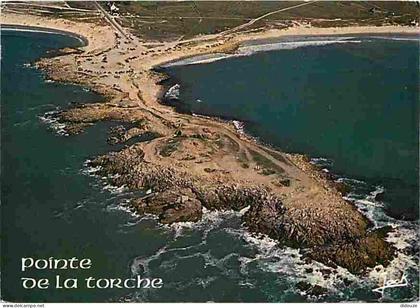 Carte Postale - 29 - Plomeur - La Pointe de la Torche - Vue aérienne - Flamme Postale - Voir Scans Recto Verso