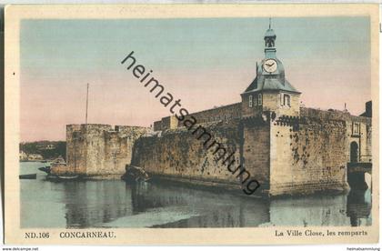 Concarneau - La Ville Close - les remparts - Edition Cie. Photomecaniques Strasbourg-Schiltigheim