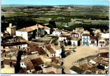 30 GALLARGUES-le-MONTUEUX - Vue aérienne du village