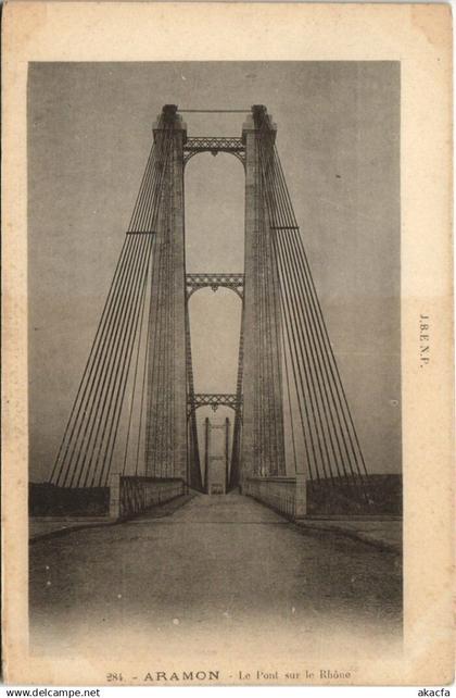 CPA ARAMON - Le Pont sur le Rhone (123163)