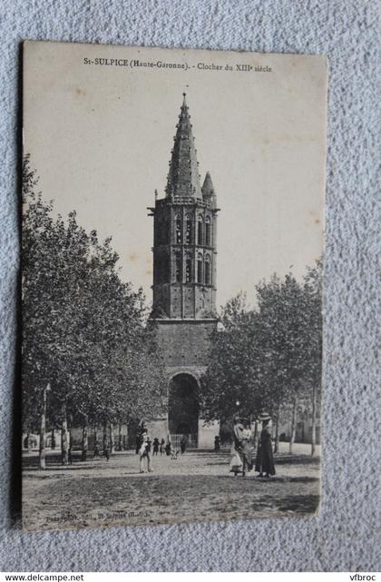 saint Sulpice, clocher du XIIIème siècle, haute Garonne 31