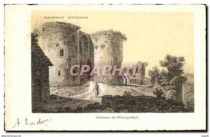 CPA Ancienne Guyenne Chateau De Blanquefort