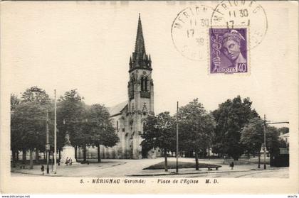 CPA Mérignac-Place de l'Église (28522)