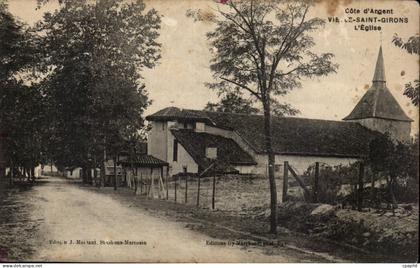 CPA Vieille Saint Girons L'eglise