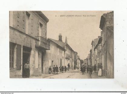 SAINT LAURENT (MEDOC) 11 RUE DES FAURES (BELLE ANIMATION) 1916