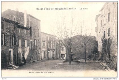 -34- SAINT PONS DE MAUCHIENS  la place