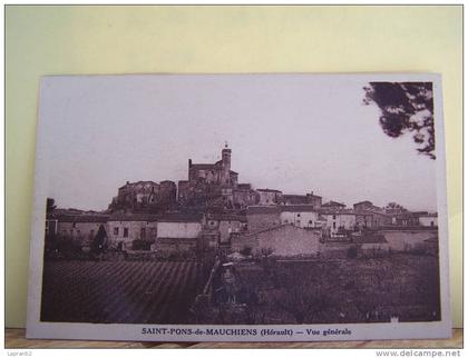 SAINT-PONS-DE-MAUCHIENS (HERAULT) VUE GENERALE