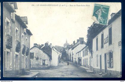 cpa du 35 Le Grand Fougeray -- rue du Pont Saint Père   NOV20-30