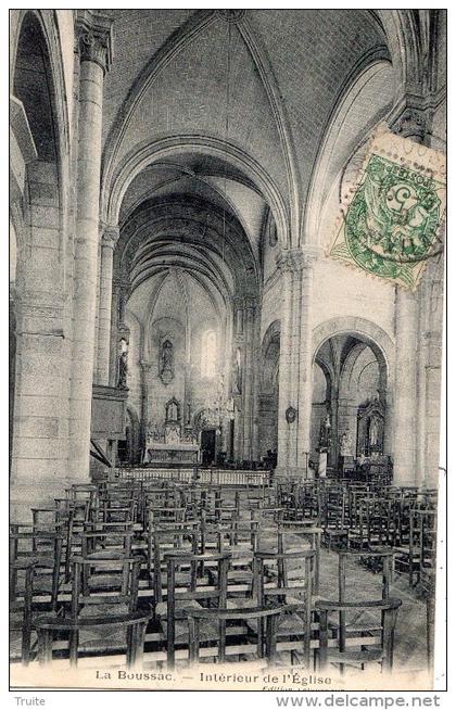 LA BOUSSAC INTERIEUR DE L'EGLISE