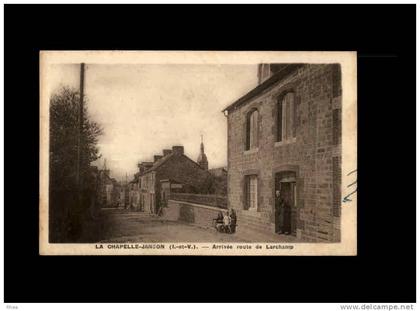 35 - LA CHAPELLE-JANSON - Arrivée route de Larchamp