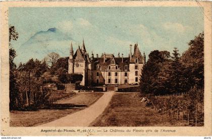 CPA Argentré-du-Plessis - Le Chateau du Plessis pris de l'Avenue (112018)