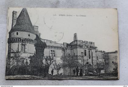 Veuil, le château, Indre 36