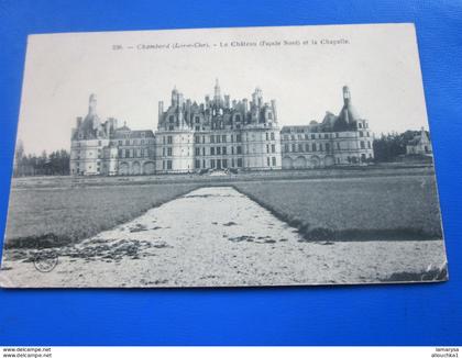 1904 Le château de Chambord Loir-et-Cher en région Centre-Val de Loire-CPA-Carte postale-pr Marcilly s vienne CAD rural