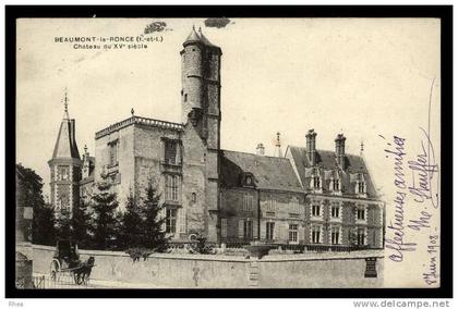 37 Beaumont-la-Ronce chateau D37D K37167K C37021C RH070144