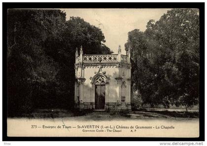 37 Saint-Avertin chateau chapelle D37D K37208K C37208C RH071164