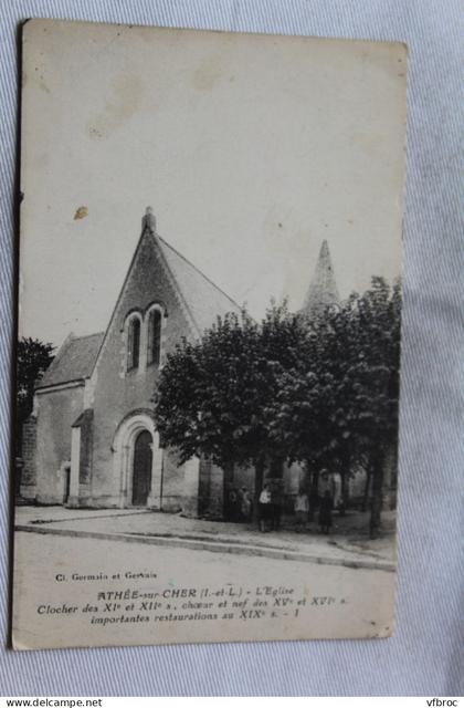 Athée sur Cher, l'église, Indre et Loire 37