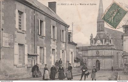 CPA 37 @ POCE sur CISSE - Tambour de Ville - Avis à la population ! - Editeur Allaire de Pocé