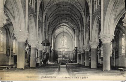 CPA Corbelin Interieur de l Eglise
