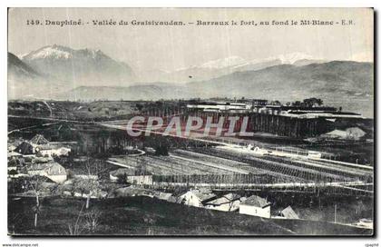 CPA Dauphine Vallee du Graisivaudan Barraux le Fort au Fond le Mt Blanc