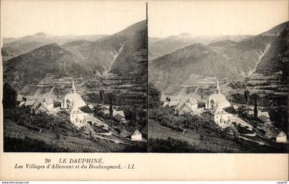 CPA Le Dauphine Les Villages d Allemont et du Boulangeard