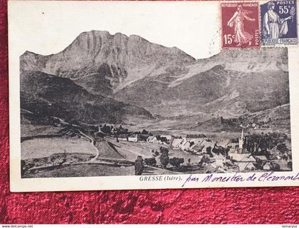 Gresse-en-Vercors Commune française département de l'Isère région Auvergne-Rhône-Alpes CPA-☛par Monestier de Clermont