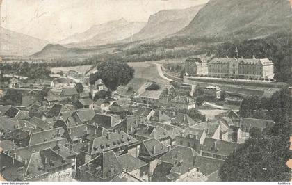 SAINT LAURENT DU PONT : LA VILLE ET L'HOPITAL ST BRUNO