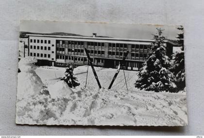 Cpsm, Saint Laurent du Jura, l'école de neige, Jura 39