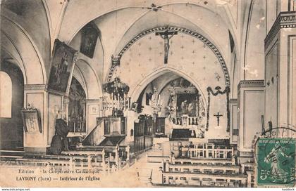 LAVIGNY : INTERIEUR DE L'EGLISE