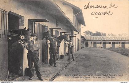 40-SAINT-PAUL-LES-DAX- ECURIE D'ENTRAIMENT DU RANCES- ECURIE DES CHEVAUX DE 2 ANS