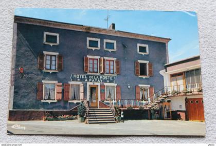Cpm 1995, Montagny, hôtel de la poste, Loire 42