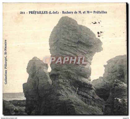 CPA Prefailles Rochers de M Et Mme Prefailles