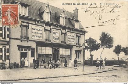 CPA Beaune-la-Rolande Hôtel Terminus