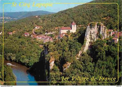Carte Postale - 46 - Saint Cirq Lapopie - Vue Générale aérienne - CPM - Voir Scans Recto-Verso - Poscard - Carta Postal