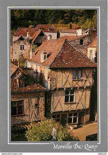 Carte Postale - 46 - Saint Cirq Lapopie - Les magnifiques et vieilles Demeures de Saint Cirq Lapopie - CPM - Voir Scans