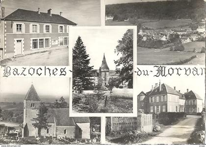 CPSM Bazoches-du-Morvan - vues multiples