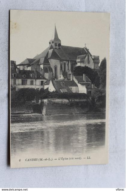 AB45, Candes, l'église, Maine et Loire 49