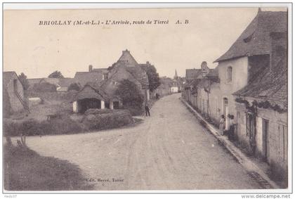 Briollay - L'arivée, route de Tiercé