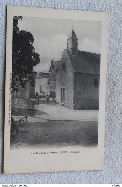 Jouy, environs de Reims, l'église, Marne 51