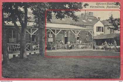Warmeriville Marne : Offiziers Kasino - Casino des Officiers Allemands - Guerre 1914-18 / Feldpost Cachets militaires.