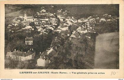 52 - Laferte sur Amance - Vue générale prise en avion - Oblitération ronde de 1936 - CPA - Voir Scans Recto-Verso