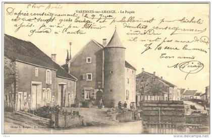 Carte Postale Ancienne de VARENNES SUR AMANCE-Le Paquis